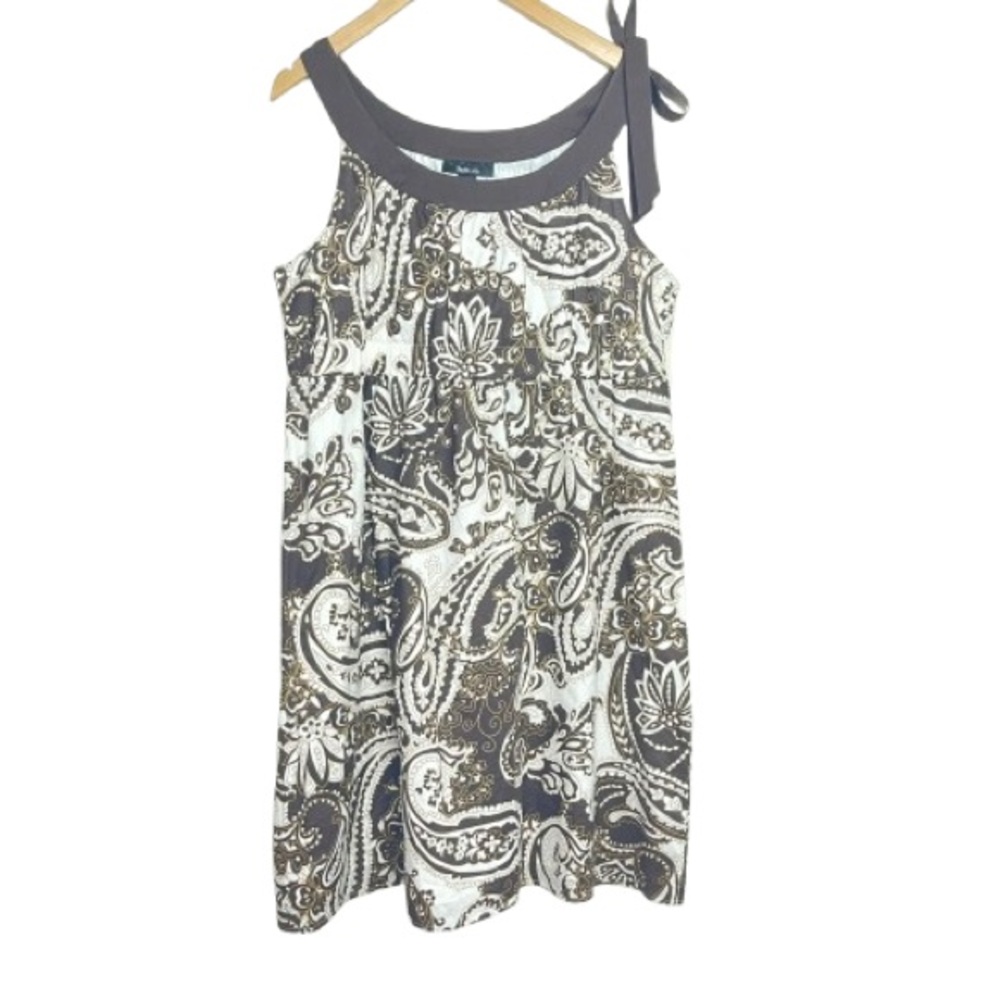 NWT STYLE & CO Paisley Dress | Sleevelss | MIDI length | Size 16